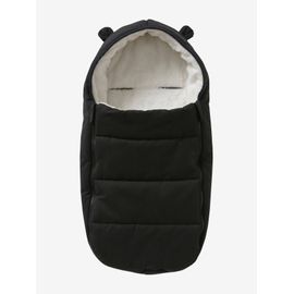 Chancelière Coque Et Nacelle En Toile Déperlante Noir