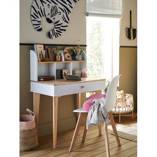 Bureau Enfant Scandi Blanc/Bois