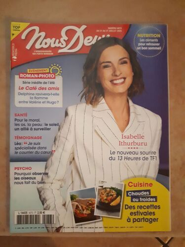 Nous Deux 4073 Isabelle Ithurburu Le Nouveau Sourire Du 13h De Tf1