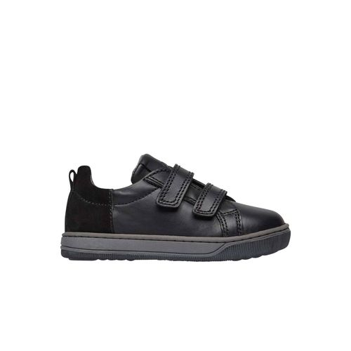 Baskets En Cuir Et Suède Caleb Vl Noir