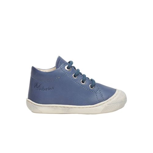 Chaussures Premiers Pas En Cuir Cocoon Bleu
