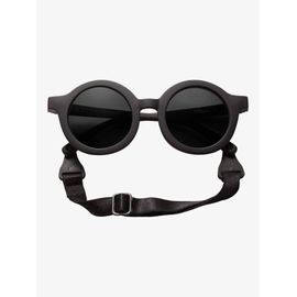 Lunettes De Soleil Rondes Flexibles Bébé Noir