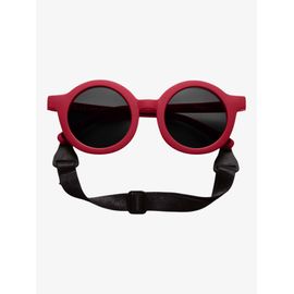 Lunettes De Soleil Rondes Flexibles Bébé Rouge