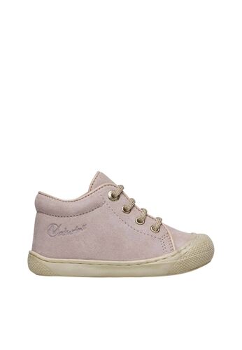 Chaussures Premiers Pas En Suède Sossi Rose