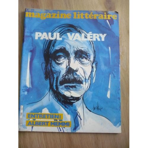 Magazine Littéraire N° 188 - Entretien : Paul Valéry - Octobre 1982 - Éditions Magazine Littéraire
