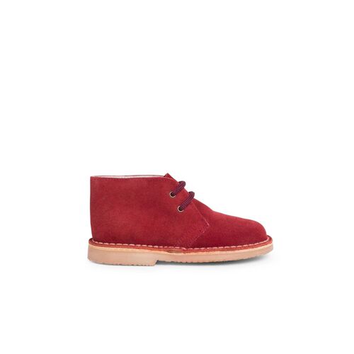 Desert Boots Bottines Chukka Lacets Enfants Bordeaux