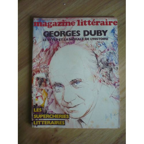 Magazine Littéraire N° 189 - Georges Duby : Le Style Et La Morale De L’Histoire - Novembre 1982 - Éditions Magazine Littéraire