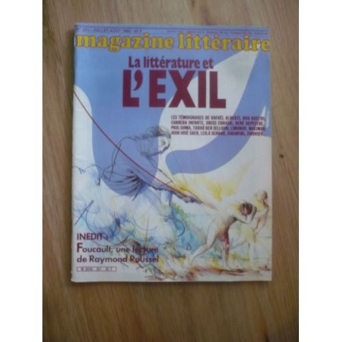 Magazine Littéraire N° 221 - Littérature En Exil - Juillet/ Août 1985 - Éditions Magazine Littéraire