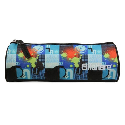 Trousse Scolaire Ronde Offshore Urban Tag Multicolore