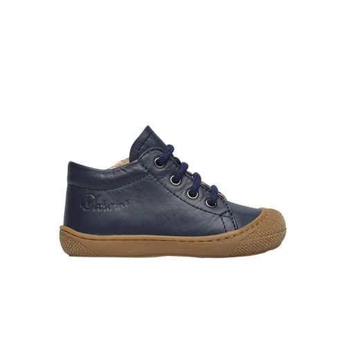 Chaussures Premiers Pas En Cuir Avec Fermetureclair Cocoon Zip Marine