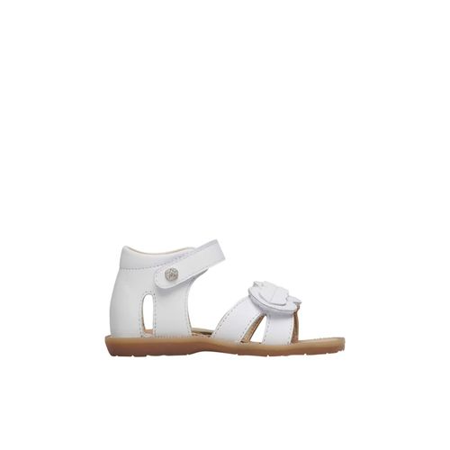 Sandales En Cuir Avec Coeur Appliqués Firun Blanc - 24