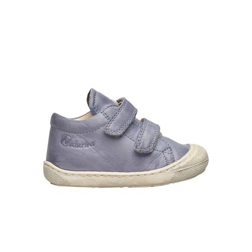 Chaussures Premiers Pas En Cuir Cocoon Vl Grissbleu