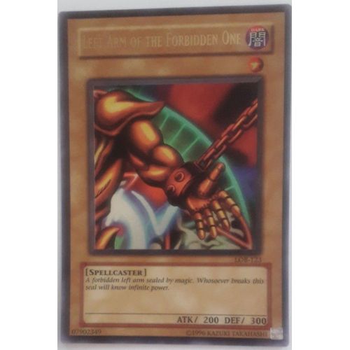 Left Arm Of The Forbidden One Lob-123 [Holo] - Carte Yu-Gi-Oh !