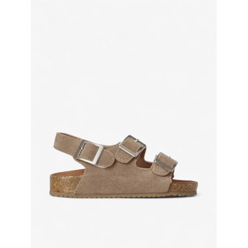 Sandalesvacay' Enfant En Cuir Vegan Beige