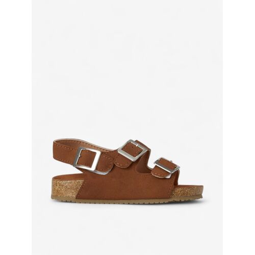 Sandalesvacay' Enfant En Cuir Vegan Light Brown