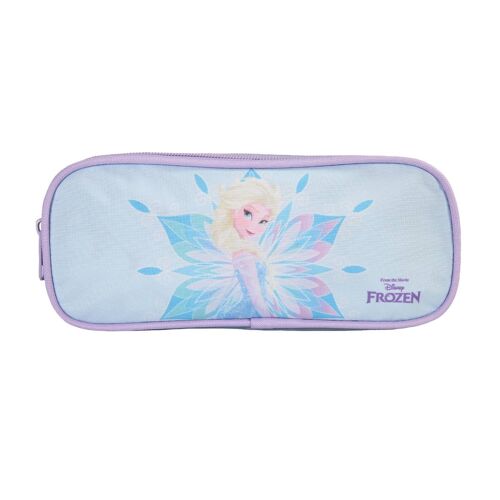 Trousse Scolaire Rectangulaire La Reine Des Neiges Bleu