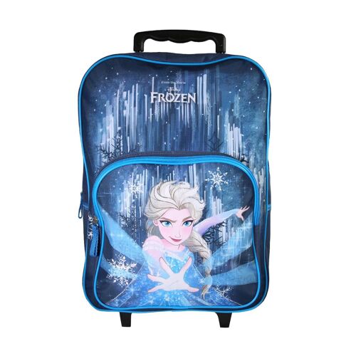 Sac À Dos À Roulettes La Reine Des Neiges Bleu