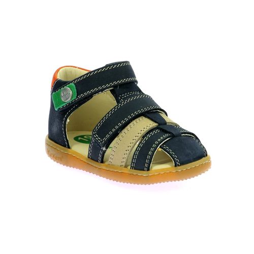 Sandales Kick Pod Marine Beige Orange - 27