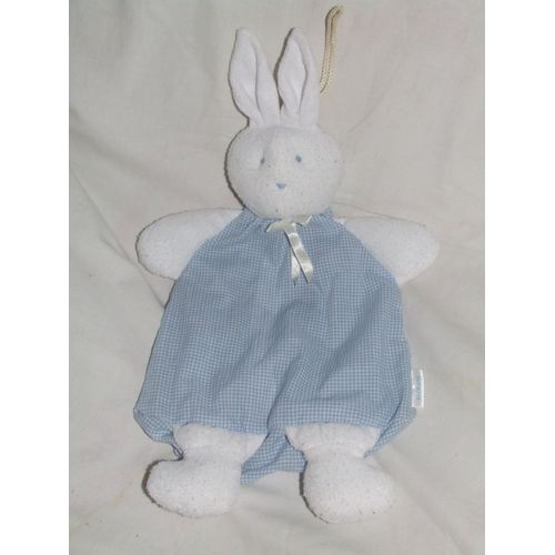 LAPIN KLORANE BLANC VICHY BLEU