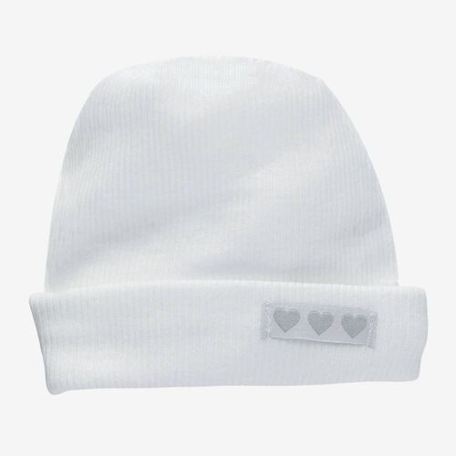 Bonnet Tubulaire De Naissance Blanc