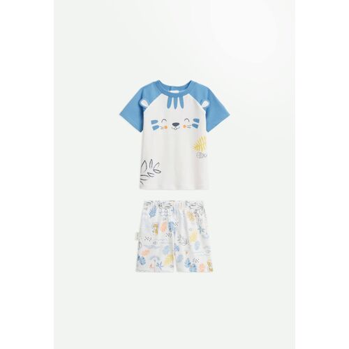 Pyjama Enfant Manches Courtes Biscarosse Ecru
