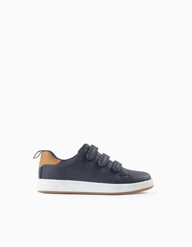 Baskets Avec Fermeture Scratch Bleu Foncé