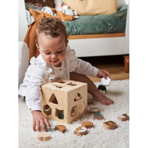 Boîte des animaux à encastrer GREEN FOREST en bois FSC® multicolore