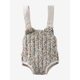 Porte-poupon en gaze de coton retro flower