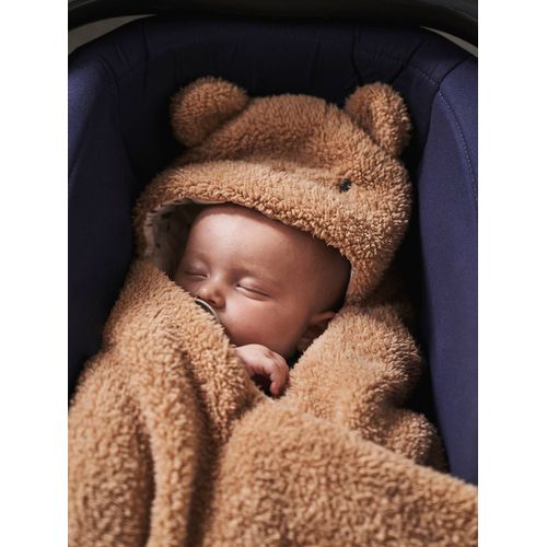 Nid D'ange Transformable En Tapis À Langer Peluche Beige