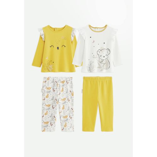 Lot De 2 Pyjamas Adele Jaune