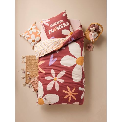 Parure Housse De Couette Et Taie D'oreiller Ibiza, Avec Coton Recyclé Multicolore