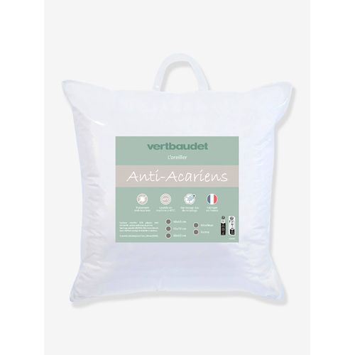 Oreiller Moelleux Microfibre Anti-Acariens Traité Greencare Blanc