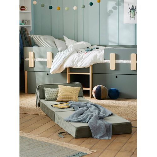 Chauffeuse En Velours Côtelé Vert