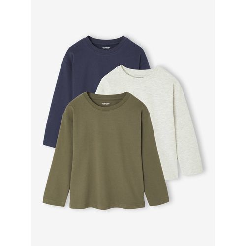 Lot 3 Tee-Shirts Unis Olive