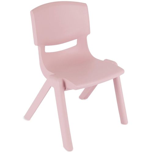 Chaise Enfant Empilable, Intérieur/Extérieur Rose
