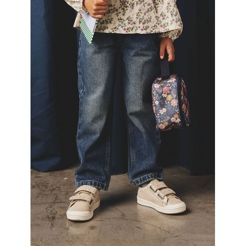 Jean Mom Fille Bleu Moyen