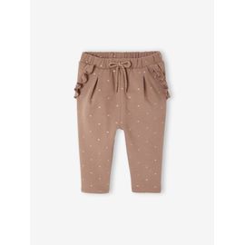 Pantalon Molleton Bébé Fille Rouille