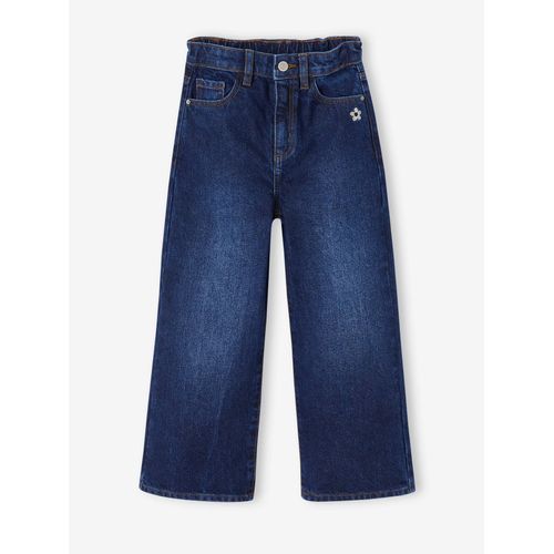 Jean Large Fille Denim Brut