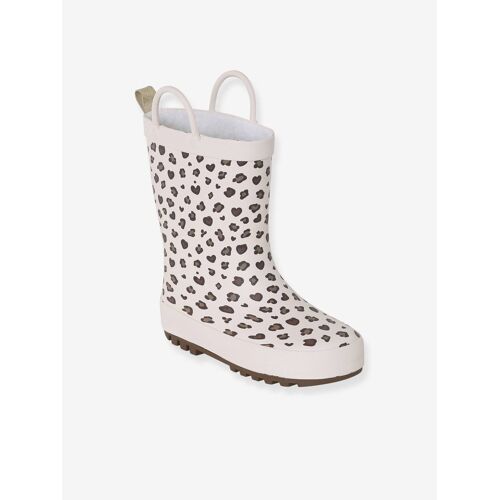 Bottes De Pluie Caoutchouc Imprimé Enfant Collection Maternelle Beige Imprimé - 26