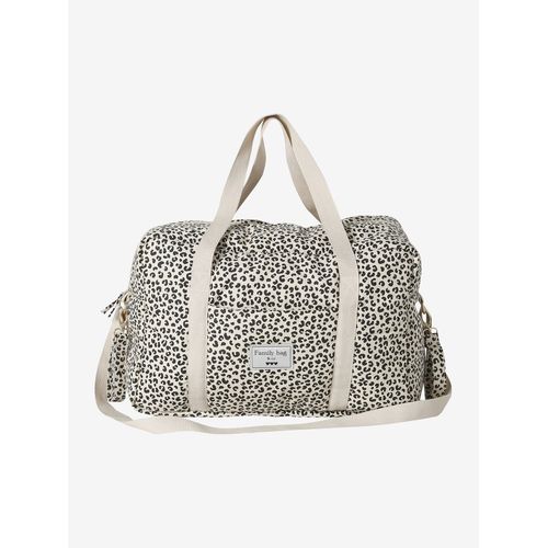 Sac À Langer Canvas Club Léopard Beige Imprimé