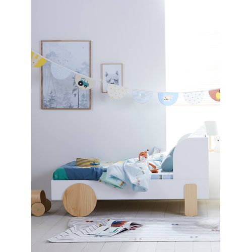 Lit Évolutif Enfant Ligne Rollie Blanc/Bois