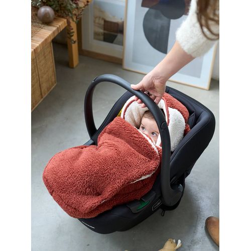 Chancelière Coque Et Nacelle En Sherpa Foxy Safran