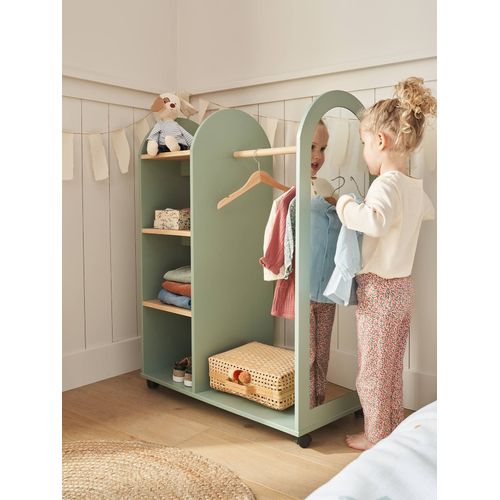 Portant Miroir Arc-En-Ciel Vert Sauge