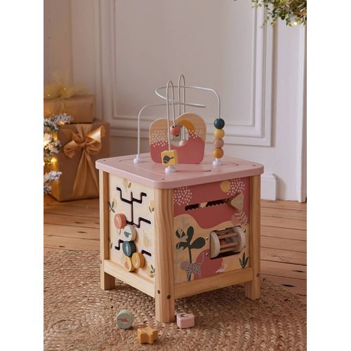 Grand cube d'activités en bois FSC® savania
