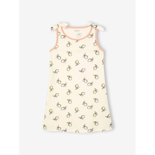 Chemise De Nuit Fille Citrons Écru