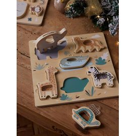 Puzzle Tanzanie 2 en 1 en bois FSC® vert