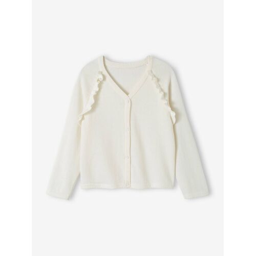 Gilet À Volants Cérémonie Fille Écru