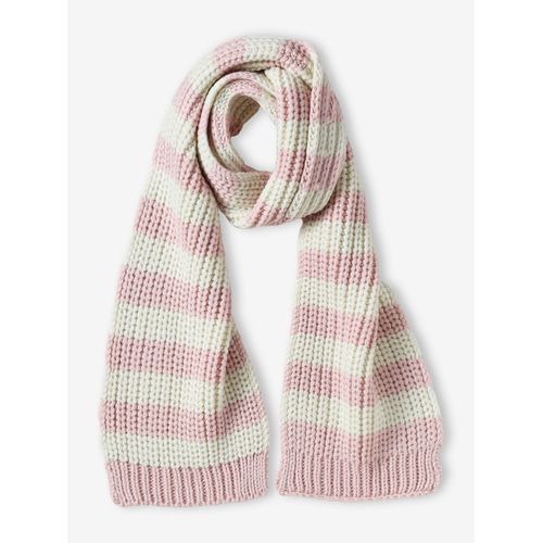 Echarpe Rayée Fille Mauve