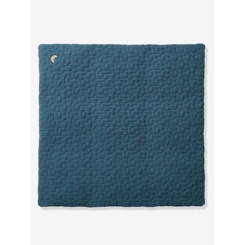 Tapis De Sol / Fond De Parc En Gaze De Coton Bio* Fancy Bleu Nuit