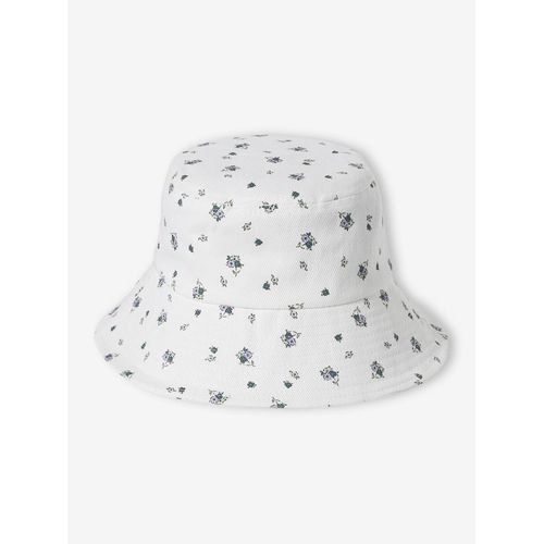 Bob Fleuri Esprit Capeline Fille Écru